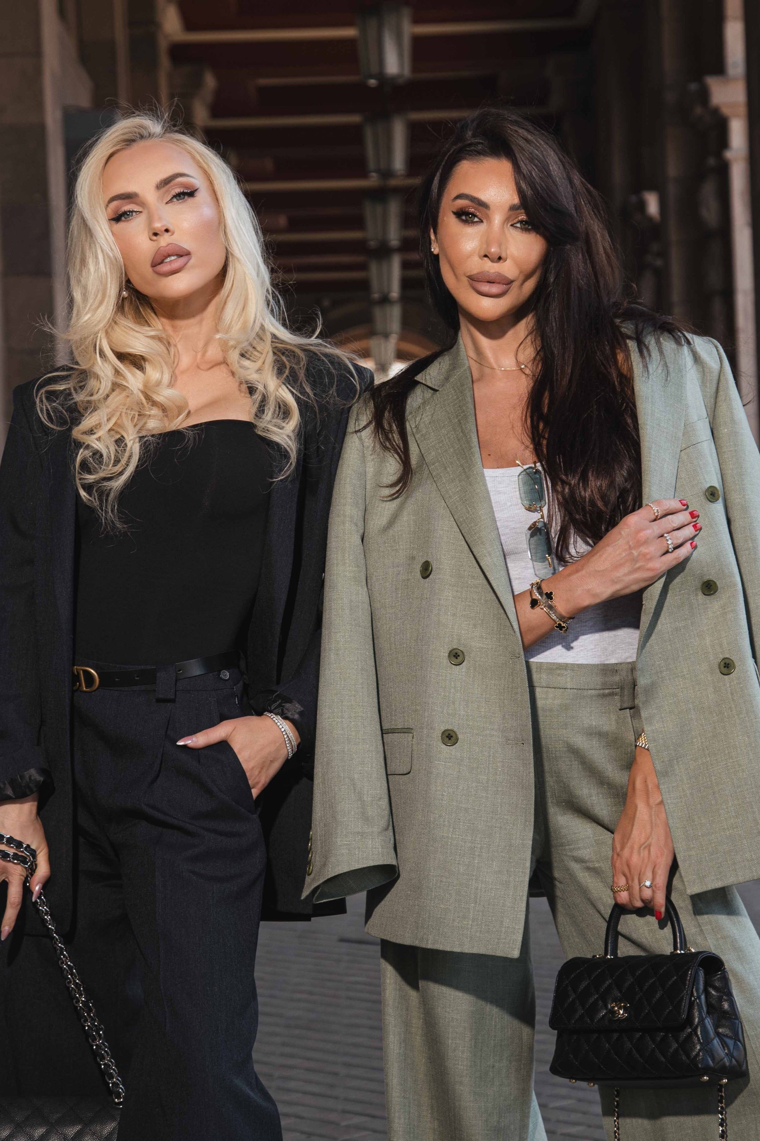 Костюм “Alaia” Зелен | Suit "Alaia" Green | EZARO FASHION HOUSE