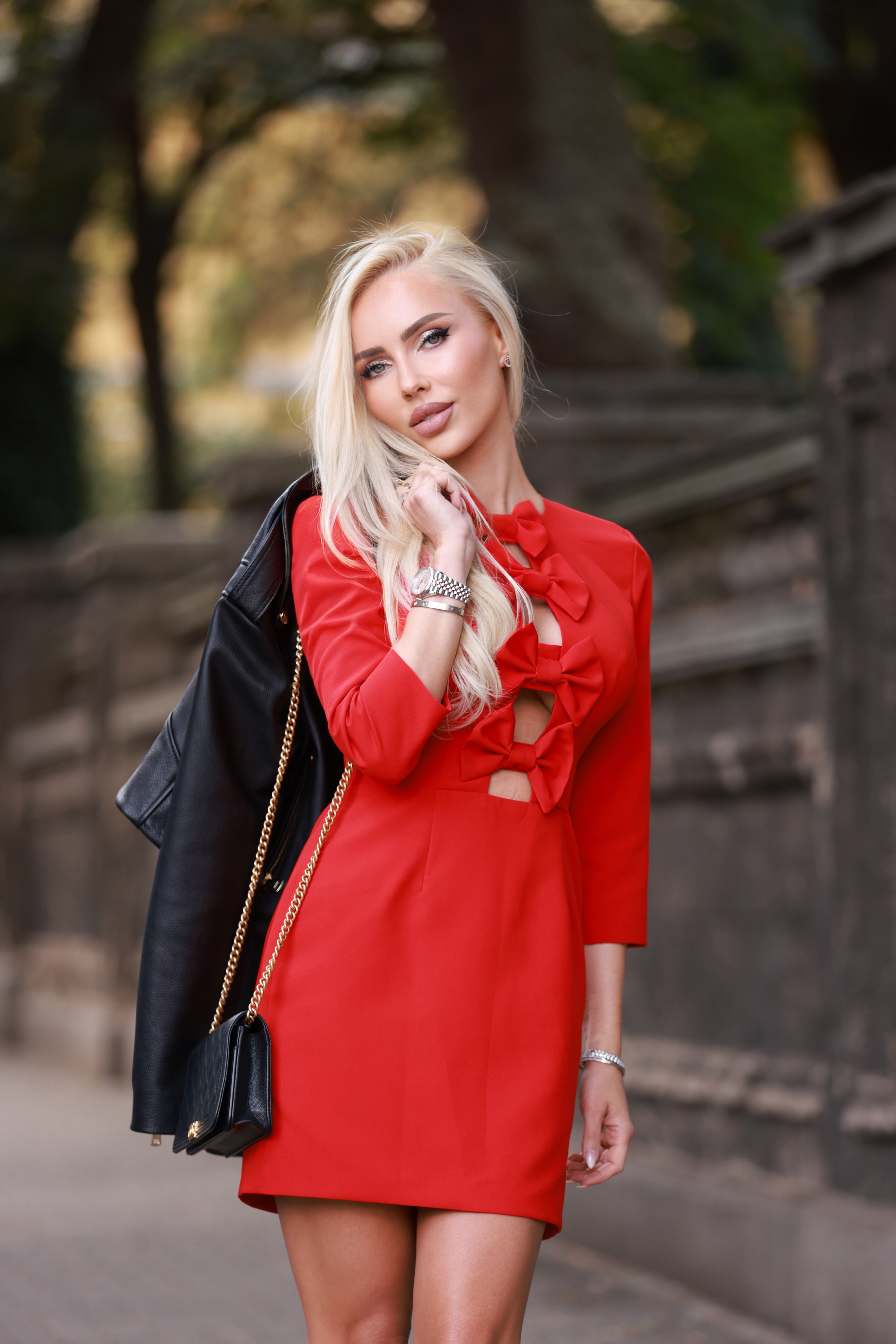 Рокля “Red ribbons”
