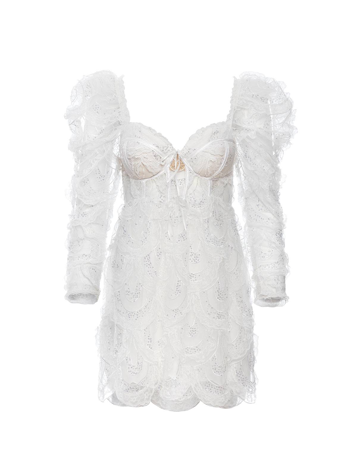 Рокля “Manhattan” бяла | Dress “Manhattan” white | EZARO FASHION HOUSE