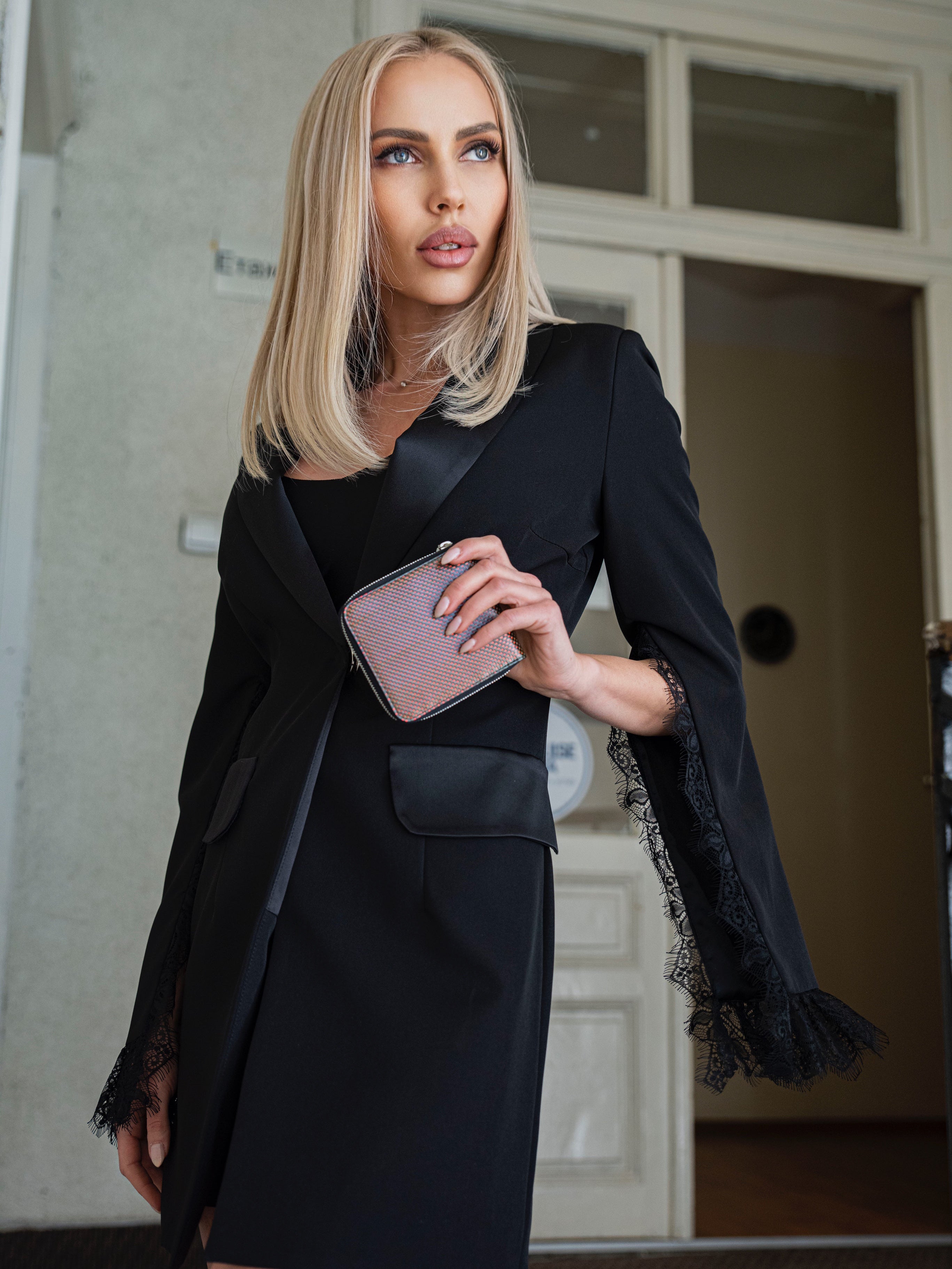 Сако “Black angel” | Blazer “Black angel” | EZARO FASHION HOUSE