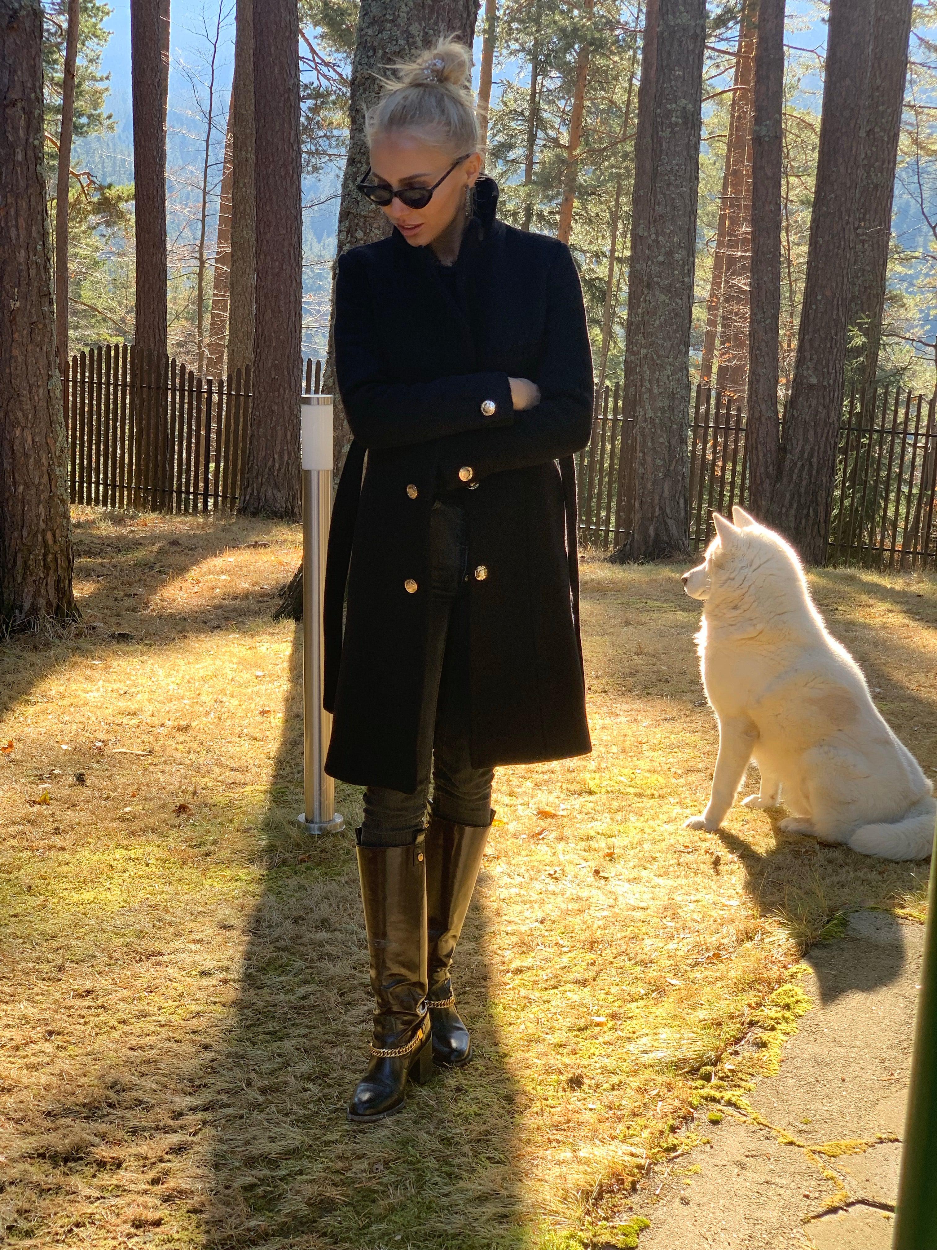 Coat "Classic black"