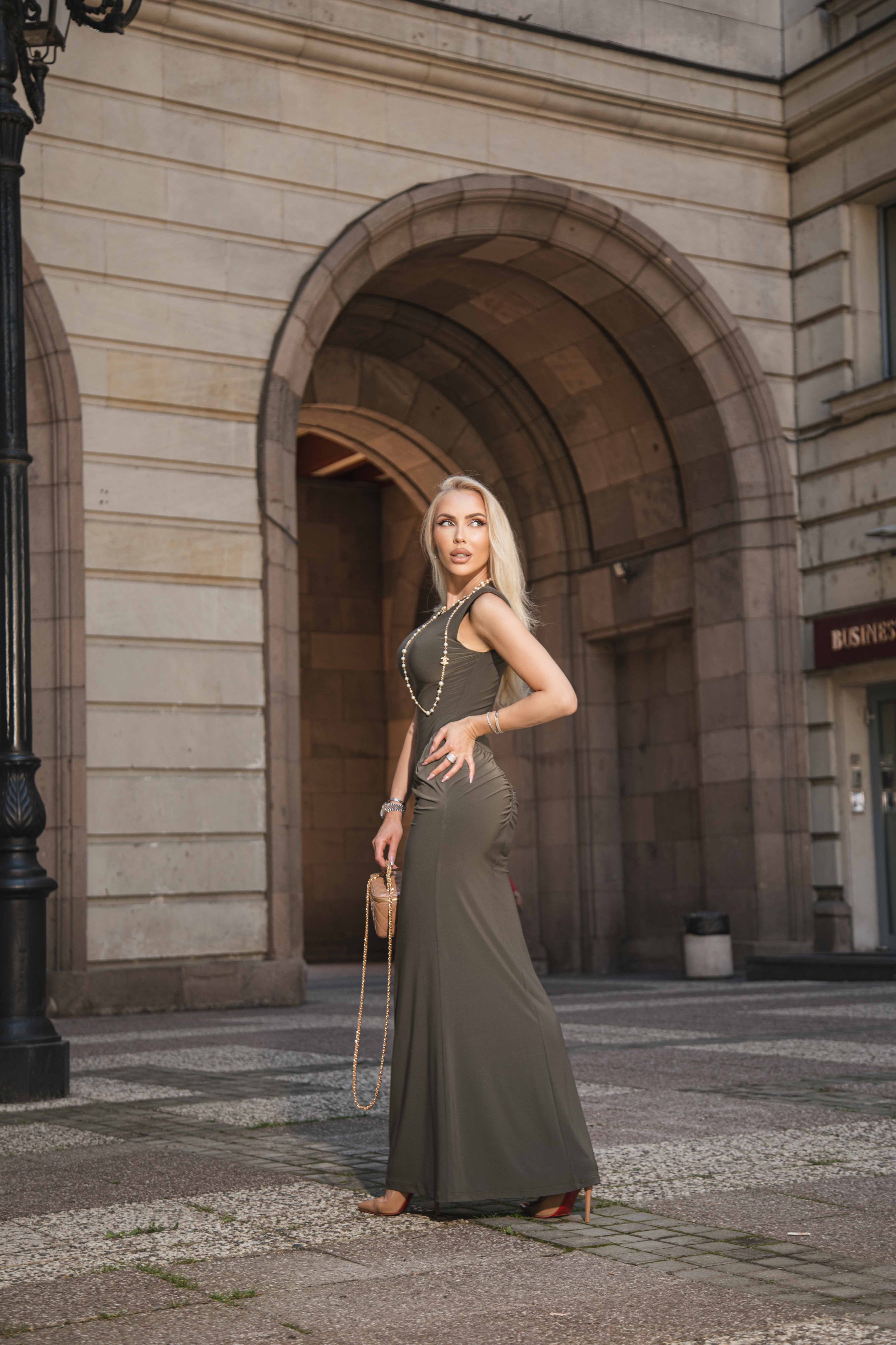 Дълга рокля “Olivia” | Long dress "Olivia" | EZARO FASHION HOUSE